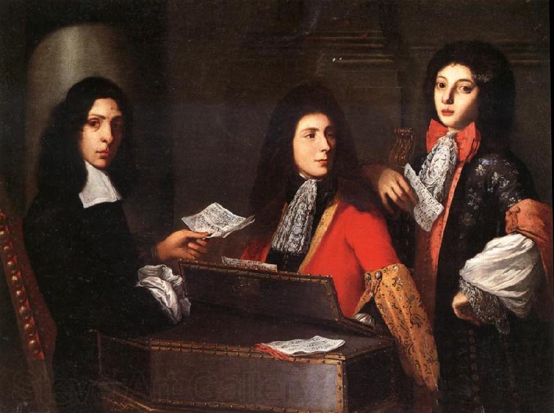 Anton Domenico Gabbiani Portrait of Musicians at the Medici Court France oil painting art